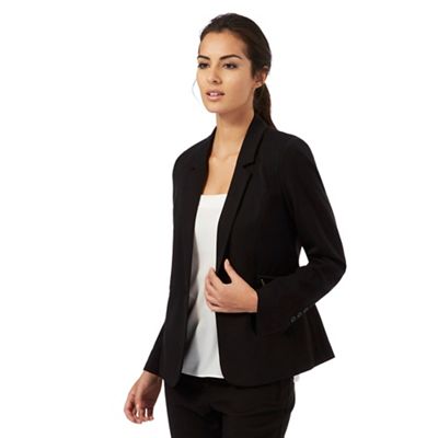 Black zip pocket suit jacket